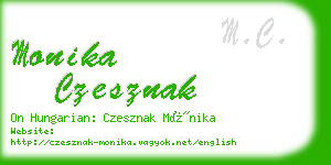 monika czesznak business card